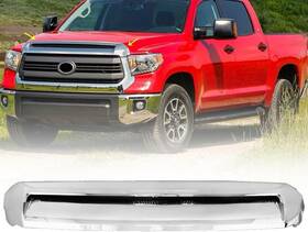 Jmty-04-058 Jeanumanautomobile Chromed Hood Bulge Grill Molding Bumper Trim For 14-21 Toyota Tundra