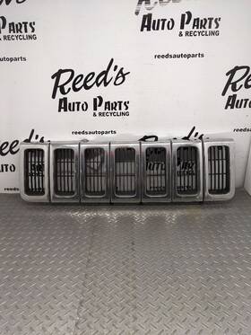 104-01543a Jeep Grille Vertical Bars Chrome Fits 96-98 Grand Cherokee