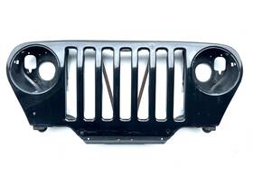 104-01593 Jeep Tj Wrangler Oem Front Grille Shell Black Px8 1998-2006