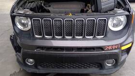 104-02679e Jeep Grille Upper Matte Black Chrome Insert Fits 19-21 Renegade 2341289