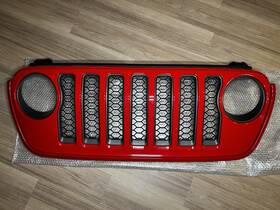 1168p-rxf Jeep Jl Wrangler Oem Factory Grille Firecracker Red Prc 2018-2023 163743 1168p-rxf Jeep Jl Wrangler Oem Factory Grille Firecracker Red Prc 2018-2023 163743