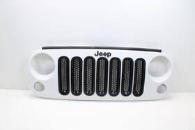 1bm91trm Jeep 2009-2018 Wrangler Front Radiator Grille Oem Read