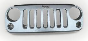 1sz77tzzaa Jeep Wrangler Jk Grille Metallic Silver 7-slot Oem 07-2018 With Emblem No Insert 1sz77tzzaa Jeep Wrangler Jk Grille Metallic Silver 7-slot Oem 07-2018 With Emblem No Insert