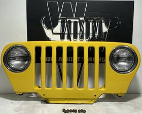 55174594ae Jeep 97-06 Tj Wrangler Solar Yellow Pyh Front Grille Panel Grill Oem With Bolts Cc