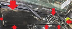 55395321ac Jeep 07 08 09 10 11 12 13 14 15 16 17 18 Wrangler Center Vent Cowl Grille Only Px8