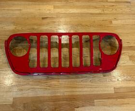 68295587ac Jeep Red 2018-2023 Wrangler Jl Gladiator Jt Oem Front Grille Assembly