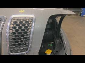 6az88rnwab Jeep Used Upper Grille Fits 2019 Cherokee One Piece Bumper Cover In
