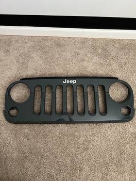 Rc30to501 Jeep Oem Wrangler Jk Grille 2007-2018 Anvil Gray
