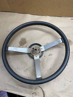 Sf8952000380 Jeep 84-96 Cherokee Wrangler Xj Yj Mj Comanche 3 Spoke Steering Wheel Grey Gray