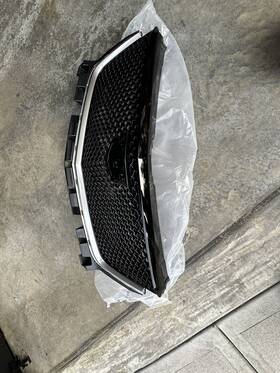 Mfao8855gbk Jx Fits 2020-2022 Cadillac Xt6 Front Upper Grille Grill Gloss Black 84758562