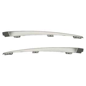 Karparts360 Plx-m0-usa-rb02030006-cl360a70 For Bmw 740i/750i 2016-2018 Grille Trim Driver And Passenger Side Pair Chrome