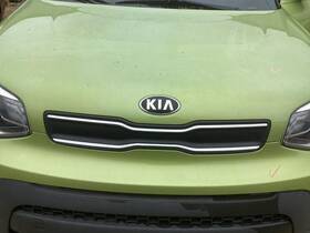 104-10043a Kia Grille Model Upper Matte Black Finish Fits 17-19 Soul 7009407