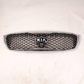 104-12408 Kia Oem Grille For Sorento Assy Chrm Gry W-emblem W-cam Pitted