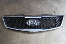 86350-1m010 Kia 2010-2013 Forte Front Bumper Upper Grill Oem