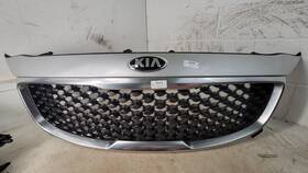 86350a950015911 Kia 2015-2018 Sedona Oem Silver Black Mesh Front Upper Grill Grille Emblem