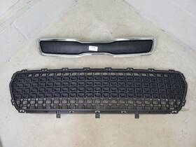 86352-b2000 Kia 14-16 Soul Oem Black Chrome Front Upper Lower Honeycomb Mesh Grille Grill