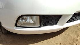 865641m610 Kia Forte Passenger Right Lower Grille With Fog Light Lamp Oem