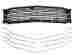 Kw511 72 Chevelle And El Camino Grill Kit With All 4 Moldings