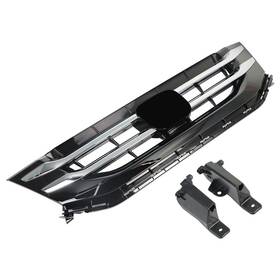 Law180414 Labwork With Chrome Front Upper Grille Black Trim For Honda Odyssey 2014-2017