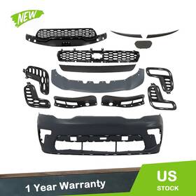 Pc2178252 Labworkauto For Dodge Durango 21-22 Front Bumper Cover&grill&skid Plate&fog Lamp Frame New