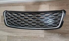 J8a28200be Land Rover 18-20 Range Velar Front Bumper Upper Grille Molding Cover Oem