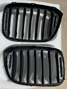 Leavan 673143985451 Oem Bmw X3 G01 X4 G02 2018-2021 Cerium Grey Front Bumper Kidney Grill Grille
