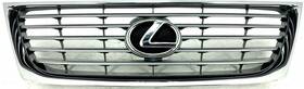 104-50338b Lexus 2007-2009 Es350 Front Grille Upper Chrome And Black With Logo Oem