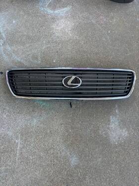 53112-50090 Lexus 2001 To 2003 Ls430 Front Chrome Grille Grill With Emblem Oem