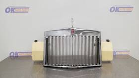104-01015 Lincoln 76 Continental Mark Iv Complete Grille Assembly Chrome Cream