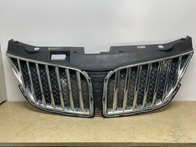3a13-8a164-adw Lincoln 2011 - 2015 Mxk Front Upper Chrome Grille Full Set Genuine Oem
