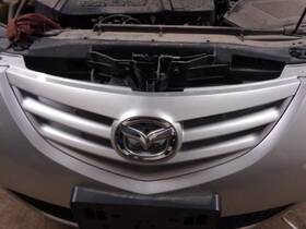 104-59302 Mazda Grille Upper Sedan 3s Body Color Bars Round Fog Lamps Fits 04-06 3 1091957