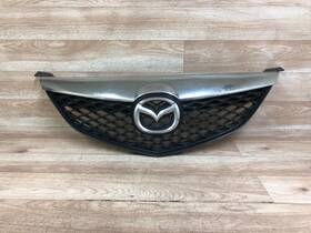 Ma1200166 Mazda 6 Oem Front Hood Upper Grille Grill Black Chrome 2003-2006 2