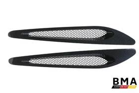 14a2918cp Mclaren 720s Front Left Right Side Hood Carbon Grille Vent Trim 2018 - 2020 Oem