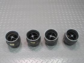 1238300254 Mercedes-benz 75-85 W123 300d Set Of 4 Dash Front Left And Right Air Vent Grille Oem