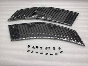 1238360265 Mercedes-benz 1238360565 W123 300d 240d 300td Hood Cowl Grille Vent Trim Chrome Oem