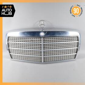 1268800583 Mercedes-benz 81-91 W126 420sel 560sel 380se Hood Radiator Grille Grill Chrome Oem