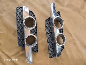 1648801424 Mercedes-benz Genuine X164 Gl-class Front Bumper Fog Light Trim Cover Set
