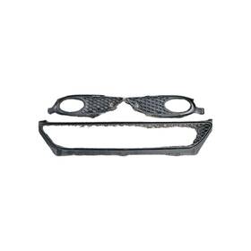 1718850423 Mercedes-benz 2005-2008 R171 Slk280 Front Bumper Grille Mesh And Fog Light Trim Set