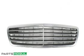 2108800583 Mercedes-benz 00-03 W210 E320 E430 E55 Hood Grill Grille Unit Oem Chrome