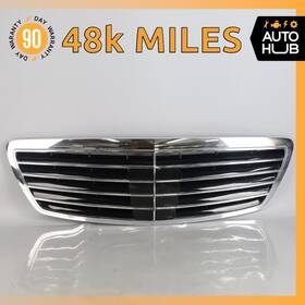 2208800683 Mercedes-benz 03-06 W220 S600 S55 Amg Front Radiator Hood Center Distronic Grill Oem