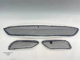 2208850653 Mercedes-benz W220 S55 Amg Front Bumper Center Mesh Grille Grill Set Of 3 03-06 Oem