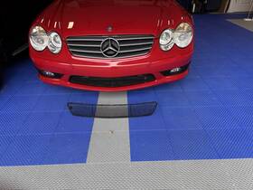A2308850523 Mercedes-benz 2308850523 Sl R230 Front Bumper Center Grille Cover No Duties