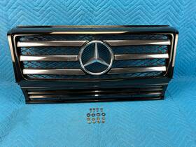 463-880-03-23 Mercedes-benz G550 G55 Amg Front Grille Assembly Chrome 2009-2015 Black C040 Oem