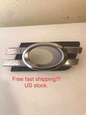 A1648850324lh Mercedes-benz Fog Light Trim Grill Cover For Gl450 2007 Left Driver Chrome