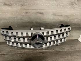 A1648880123 Mercedes-benz Oem W164 Ml350 Ml500 2006-2008 Front Hood Grille Black Chrome With Emblem