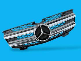 A1648880223 Mercedes-benz 07-09 Gl450 Gl320 Chrome Grille Assembly Oem Emblem Hood Grill Insert