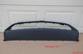 A1678855905 Mercedes-benz 20-25 Gle-class Front Bumper Basic Carrier Lower Grille Molding Trim Oe
