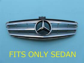 A2048801923 Mercedes-benz 2008-2014 C250 C300 C350 Sedan Upper Top Front Bumper Cover Grille Logo