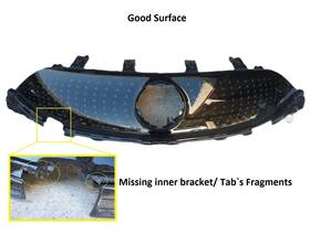 A2978880600 Mercedes Benz 2022-2023 Eqs 450 580 Radiator Grille Carrier Oem A1