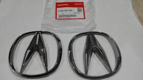 Ac1200112 Mit Used Oem Grille Emblem Acura Tsx 04 - 08 Rdx 07 09 Part Number 75700-sec-a00